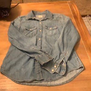 Gap denim shirt.
